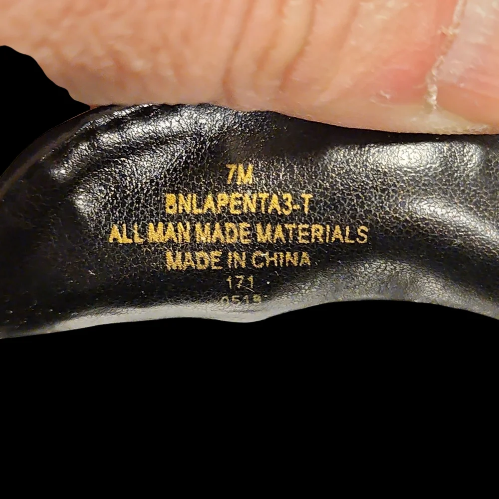 Bandolino Black Low Heel Slip-On Loafers - Picture 6 of 6